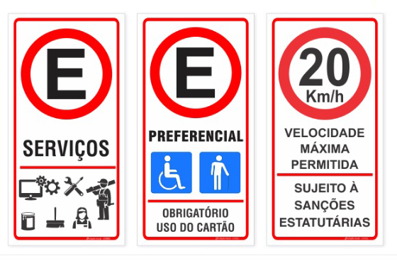 Placa de Regulamenta��o